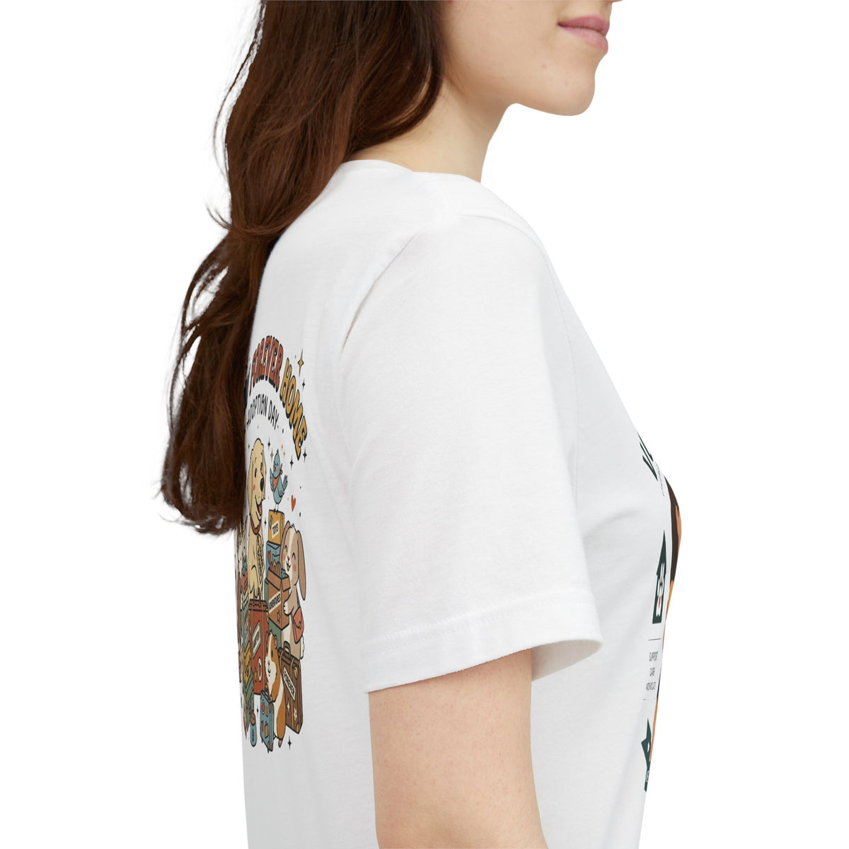Volunteers Shelter Tee — "Together We Help Them Find Home"