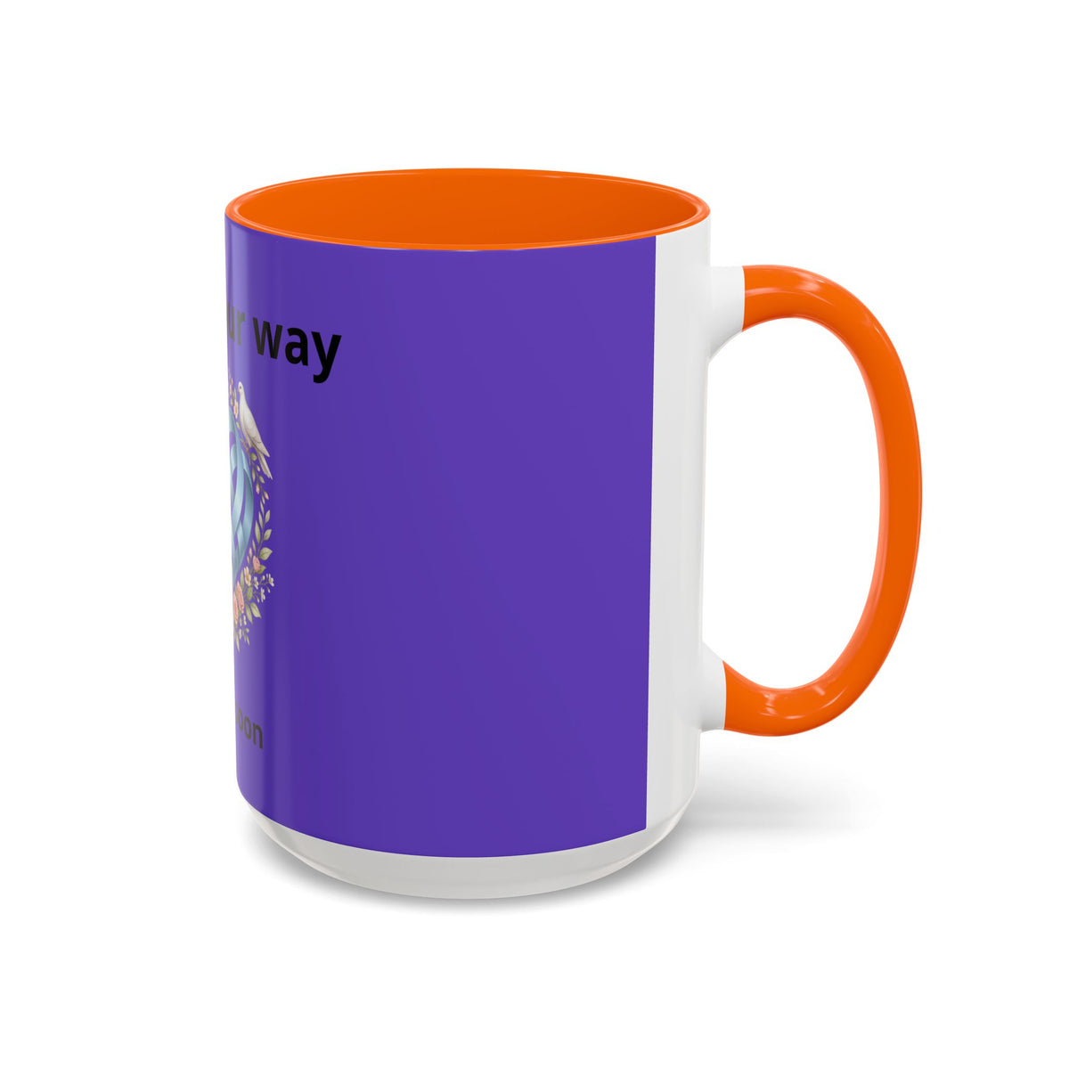 I'm On The Way Grandma and Grandpa Mug — Pregnancy Announcement Accent Coffee Cup (11/15oz)